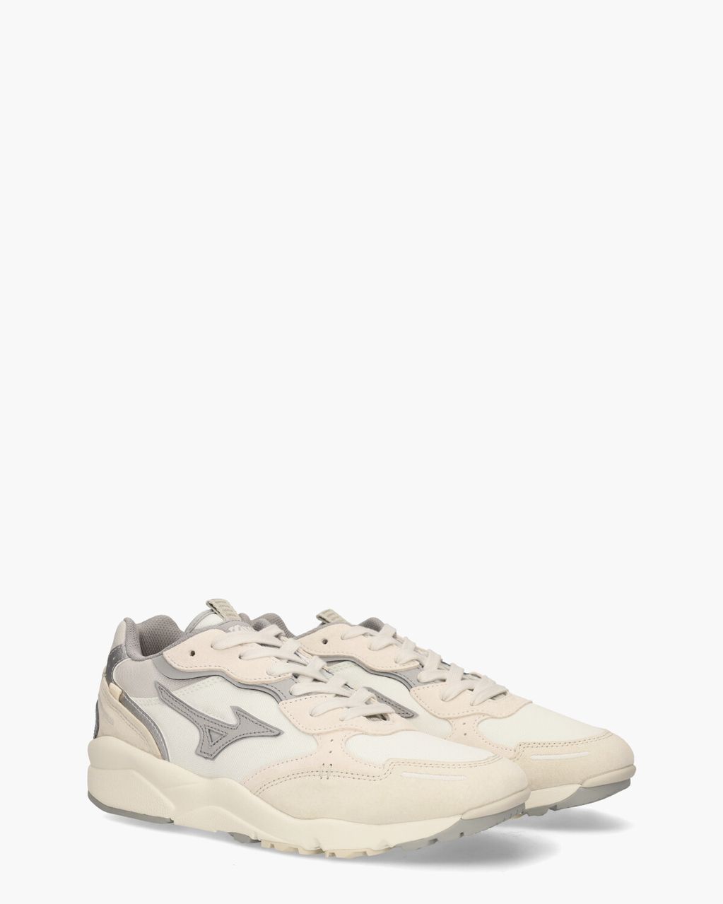 Mizuno  Sky Medal B Off-White/Zilver Herensneakers