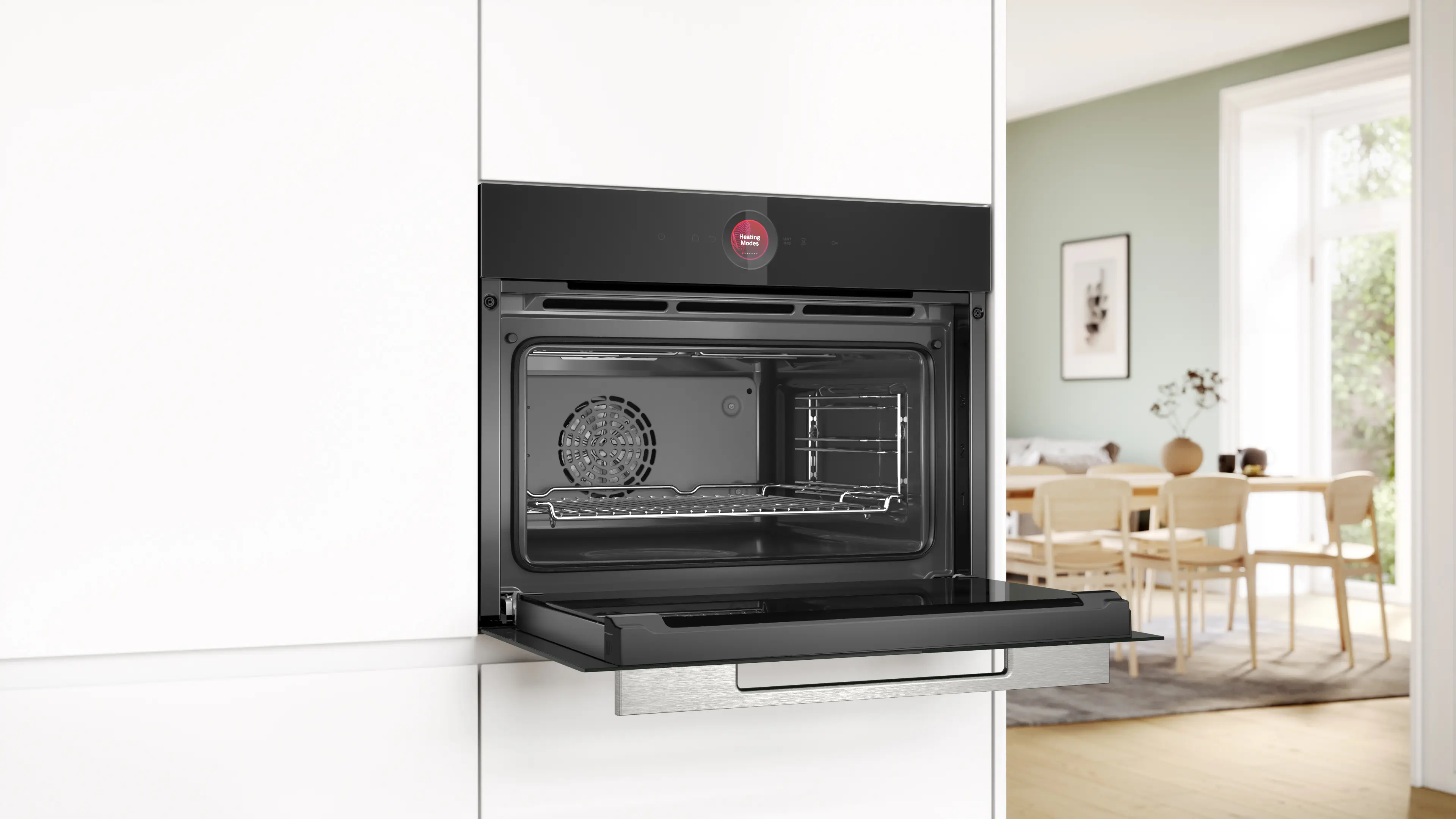 Serie 8 Compacte bakoven 60 x 45 cm Zwart