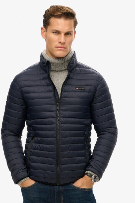 Superdry blauwe heren jas