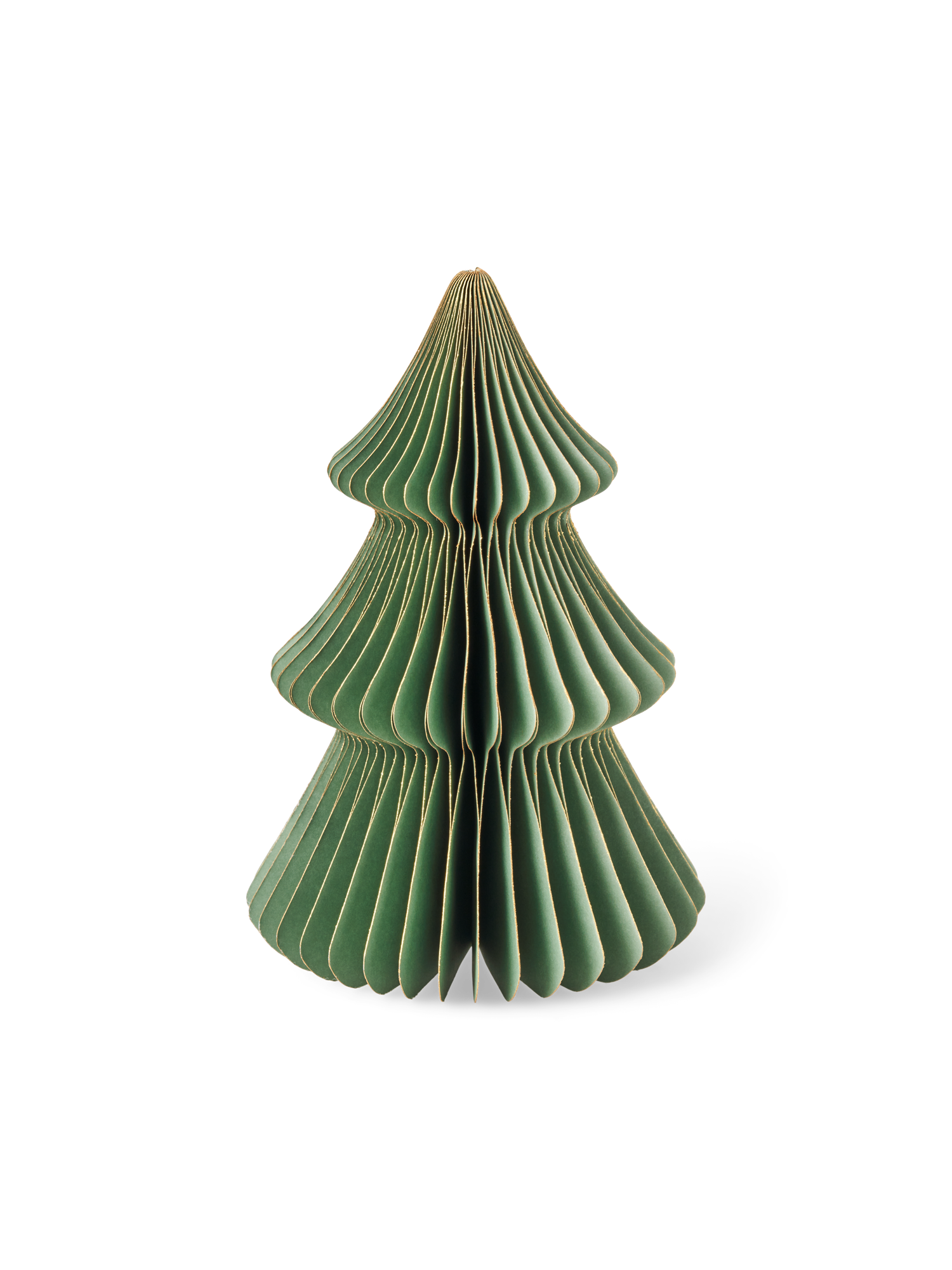 Træ til dekoration | Papir. 20 cm. | Pine Green
