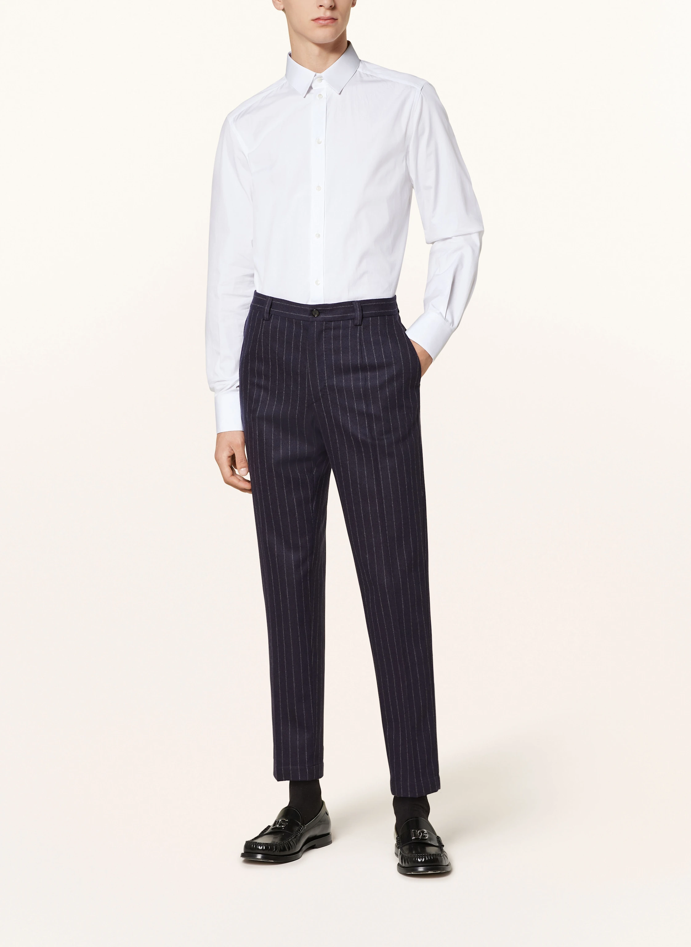 DOLCE & GABBANA Anzughose Regular Fit aus Flanell