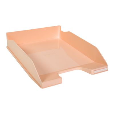 Exacompta Combo Midi - 4 Corbeilles à courrier - couleurs pastels glossy