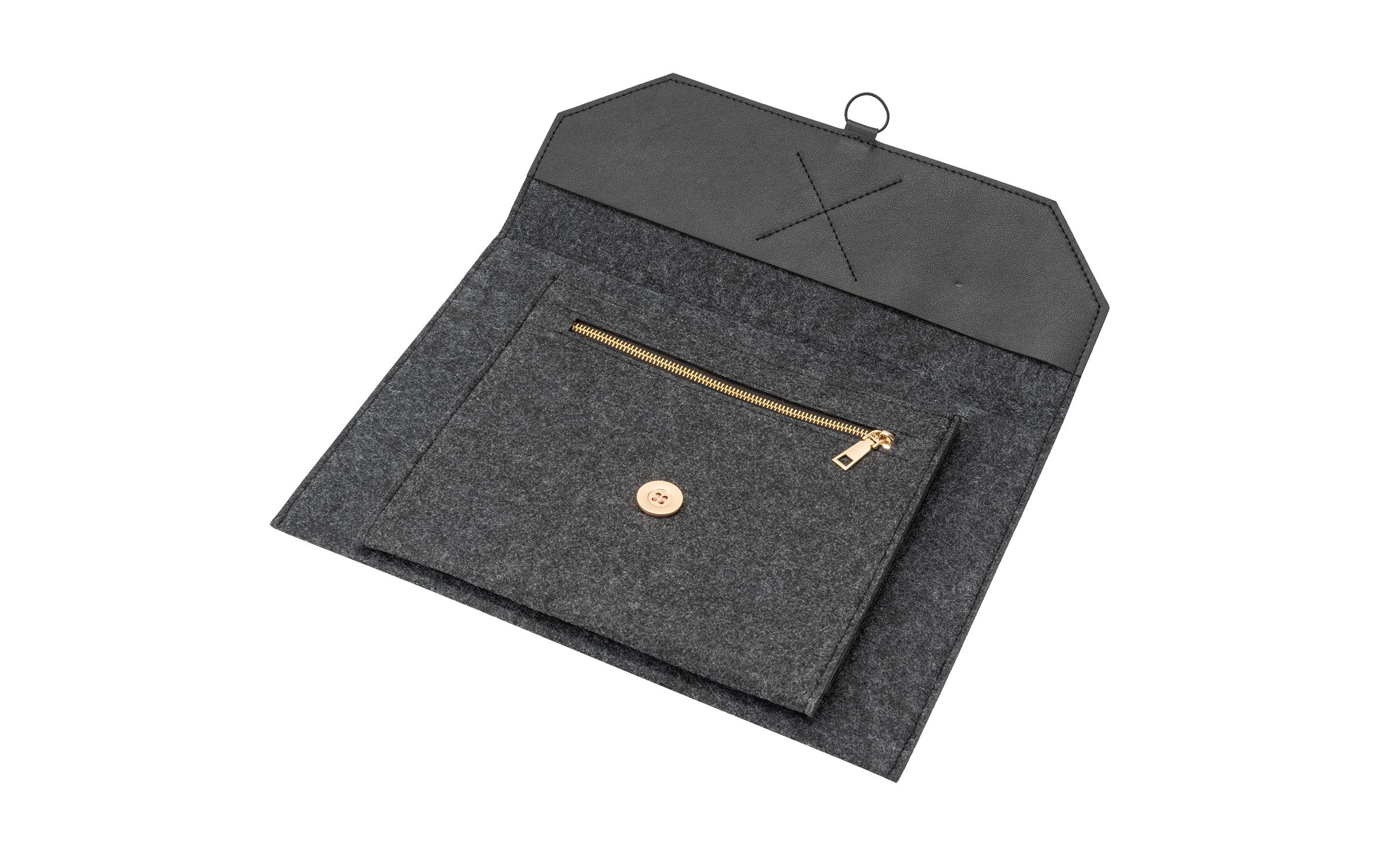 Notebook-Sleeve Felty+ FoldStand ErgoFix 13 