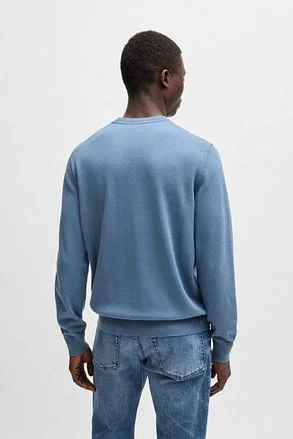 BOSS Pullover Kanovano Lichtblauw 50527583-459 kopen