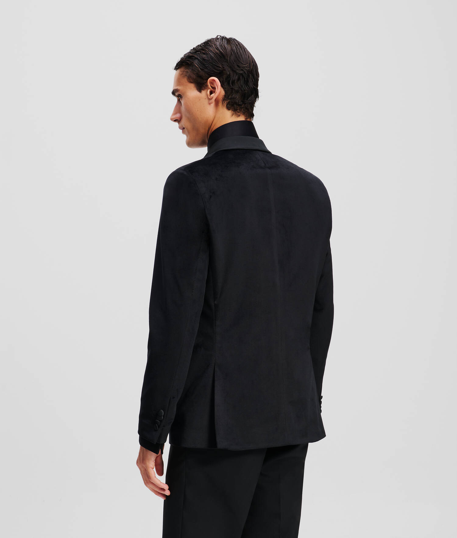 VESTE À BOUTONNAGE SIMPLE - Noir