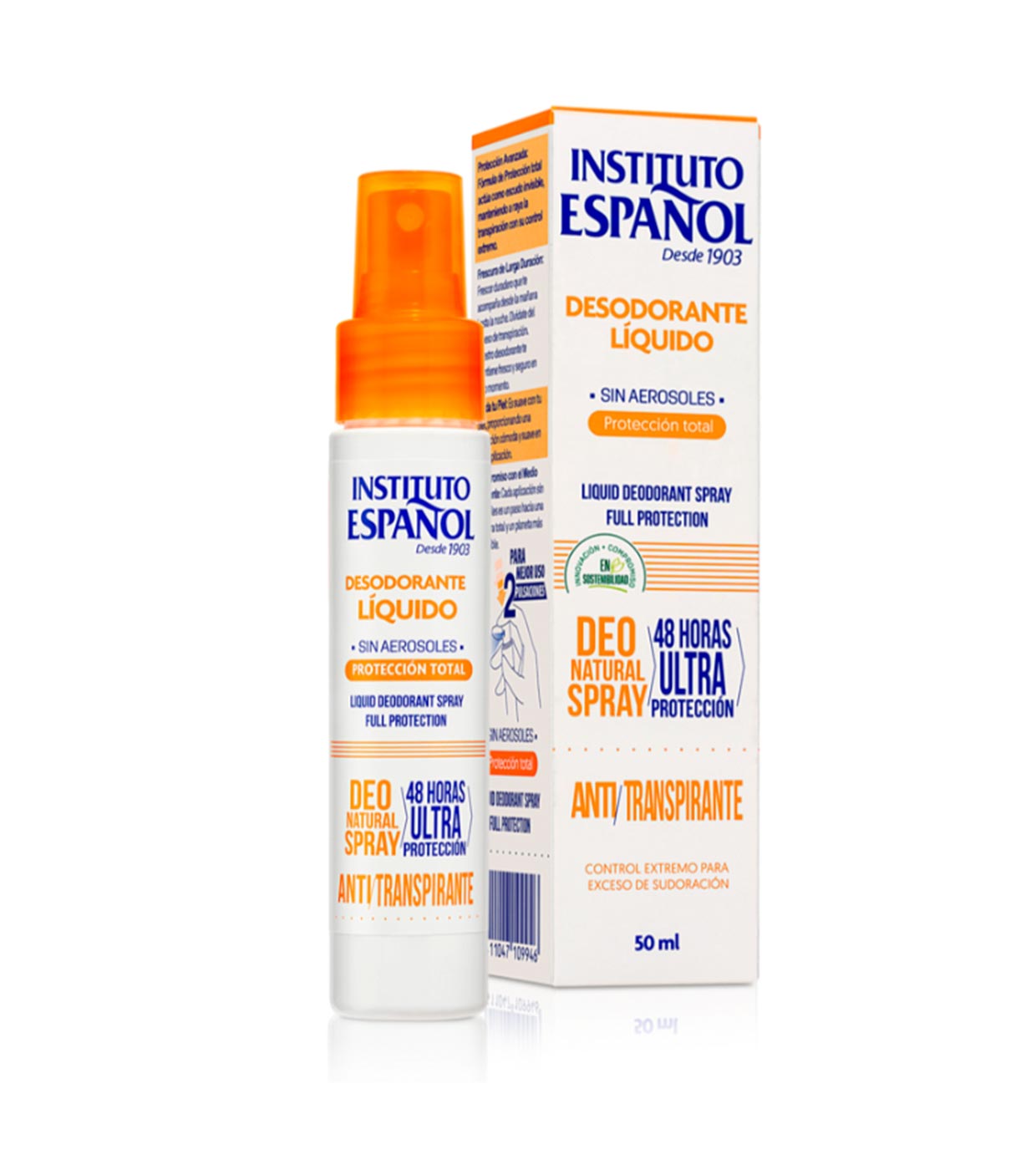 Instituto Español - Desodorante Líquido Total Protection
