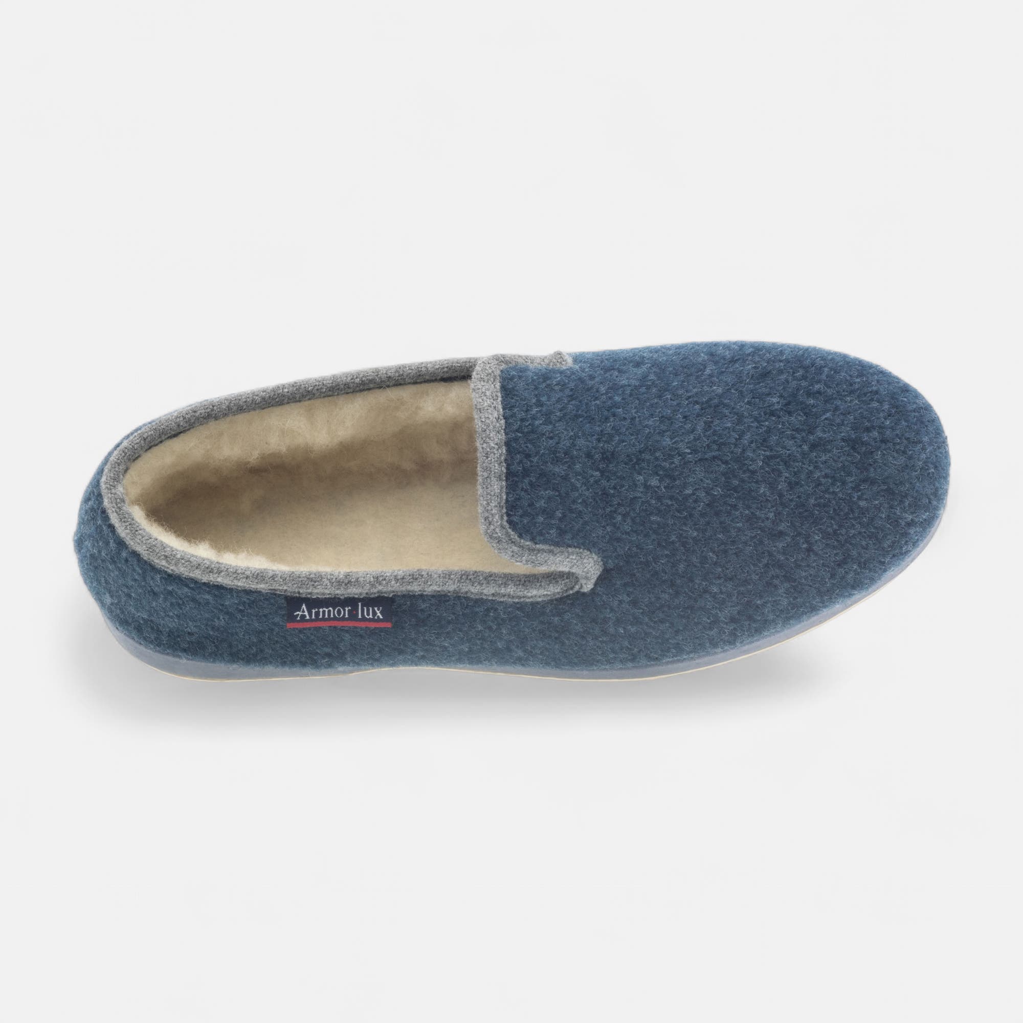 Charentaises Homme bleu