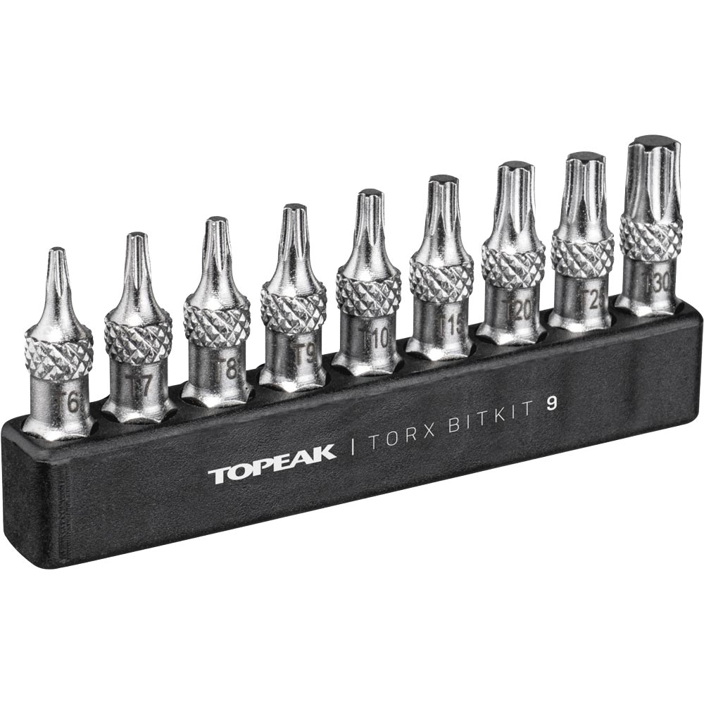 Topeak Torx BitKit 9 Set metallic