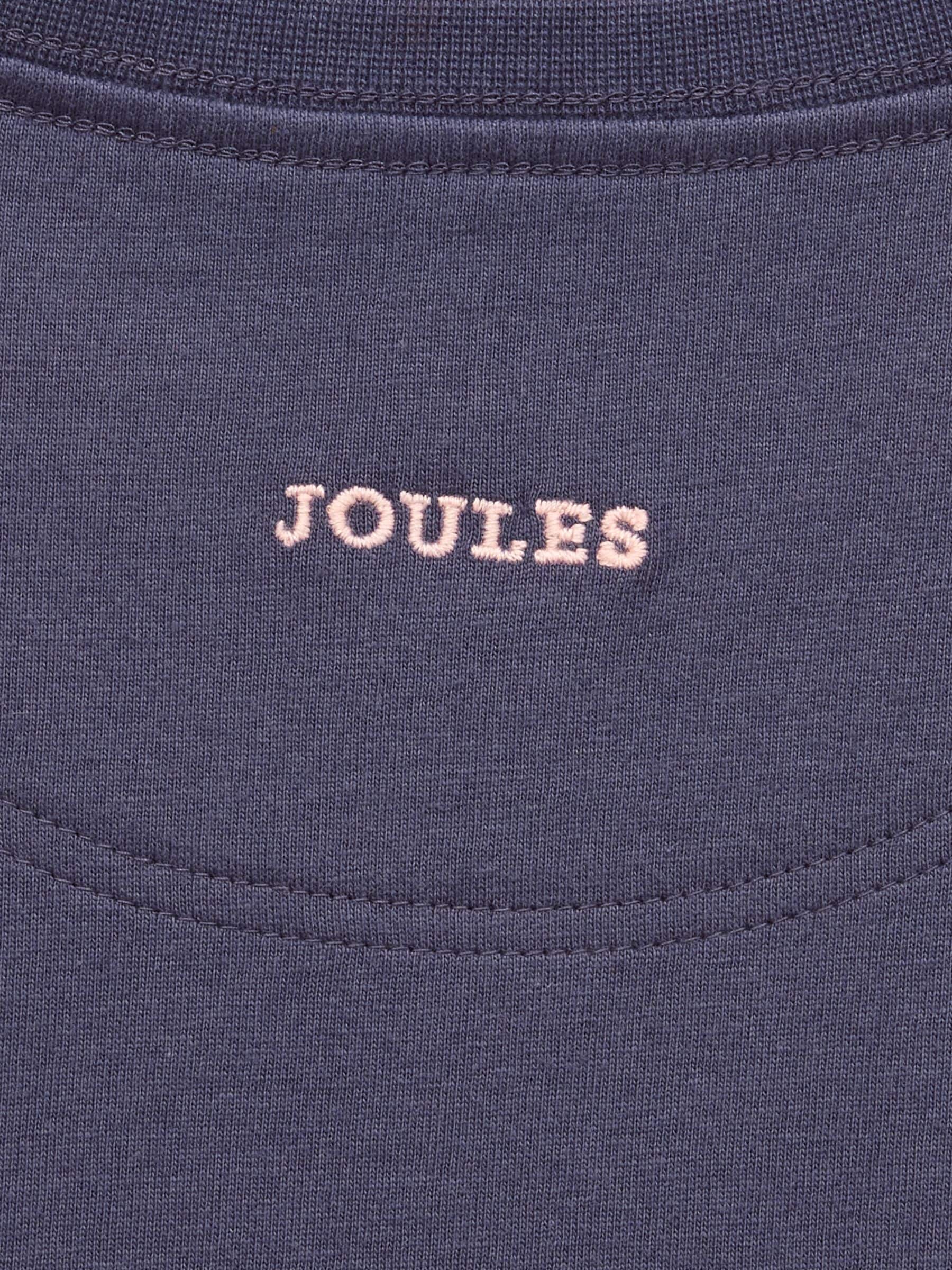Blauw met paard - Joules Girls' Ava Applique Long Sleeve Top