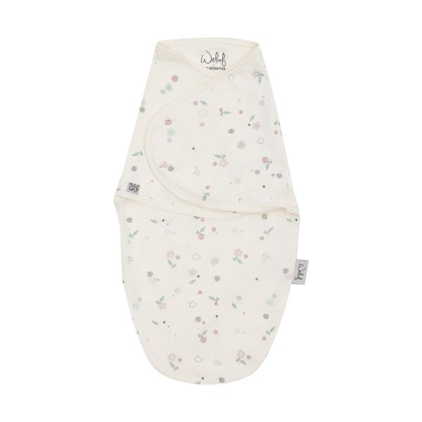 Witlof For Kids Vintage Flowers Slaapzak Wrapper - 0-3 Maanden