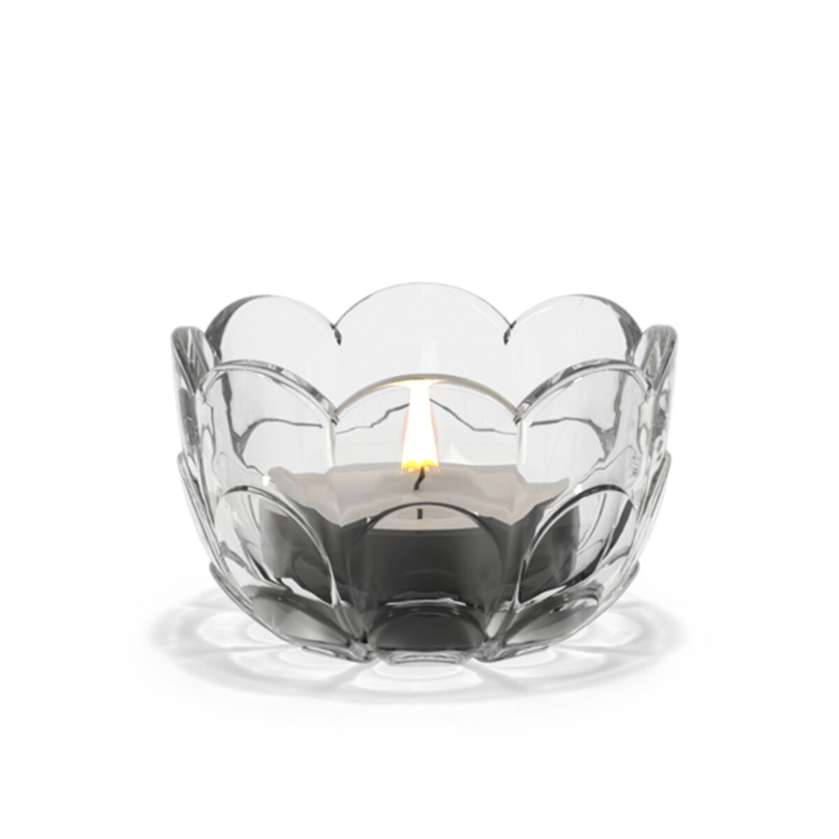 Lily telysholder 7 cm, clear