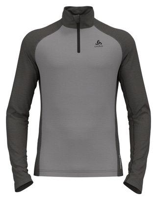 Base Layer Odlo 1/2 Zip Performance Wool 150 Gris