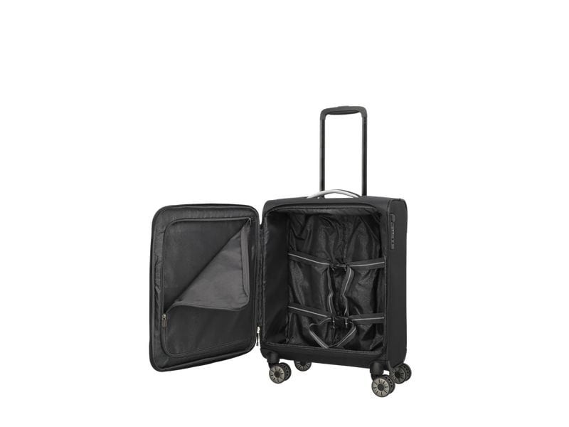 travelite Jetpack Trolley S Light 2w Schwarz Reisekoffer