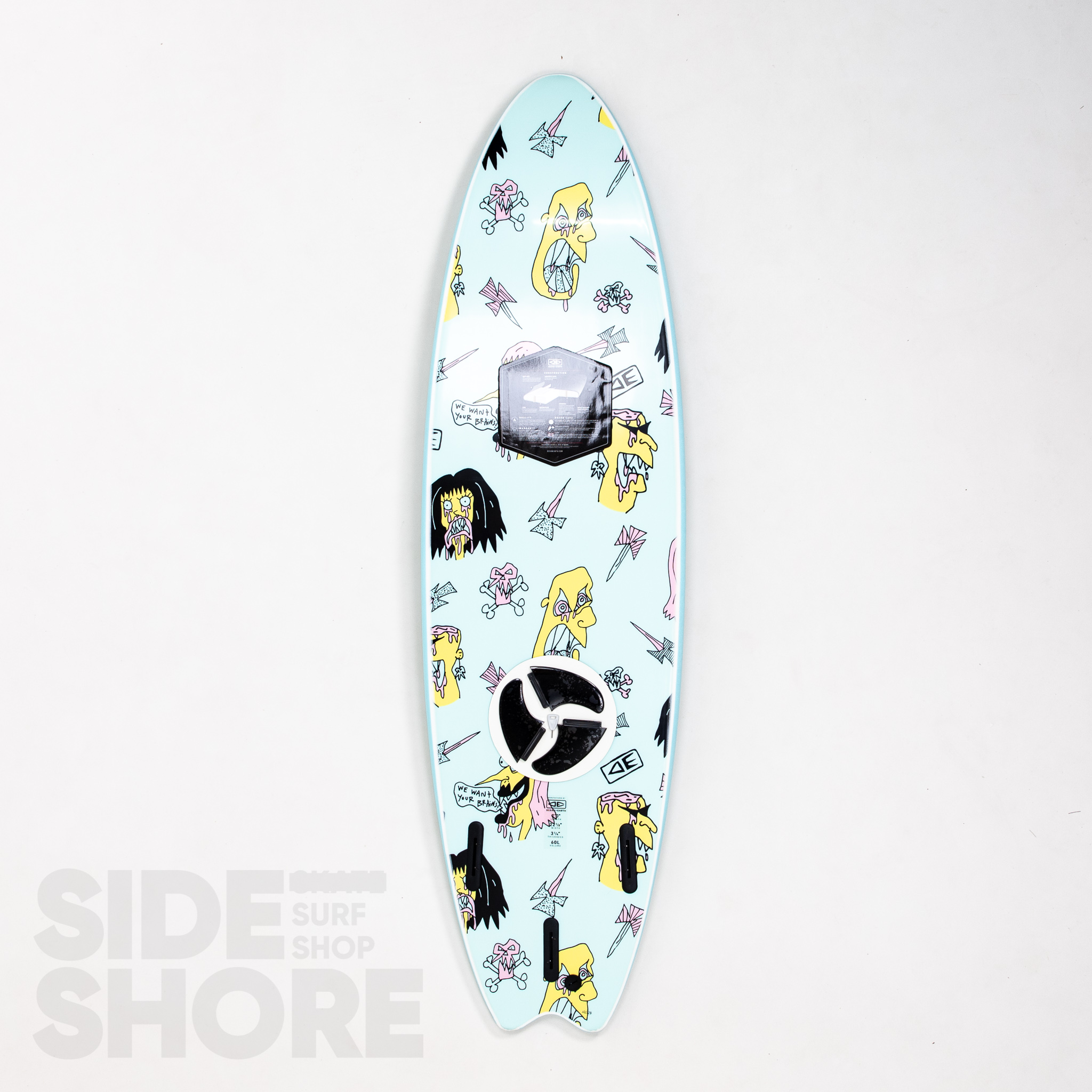 Ocean and earth EZI - Brains Rider  Softboard 7'0