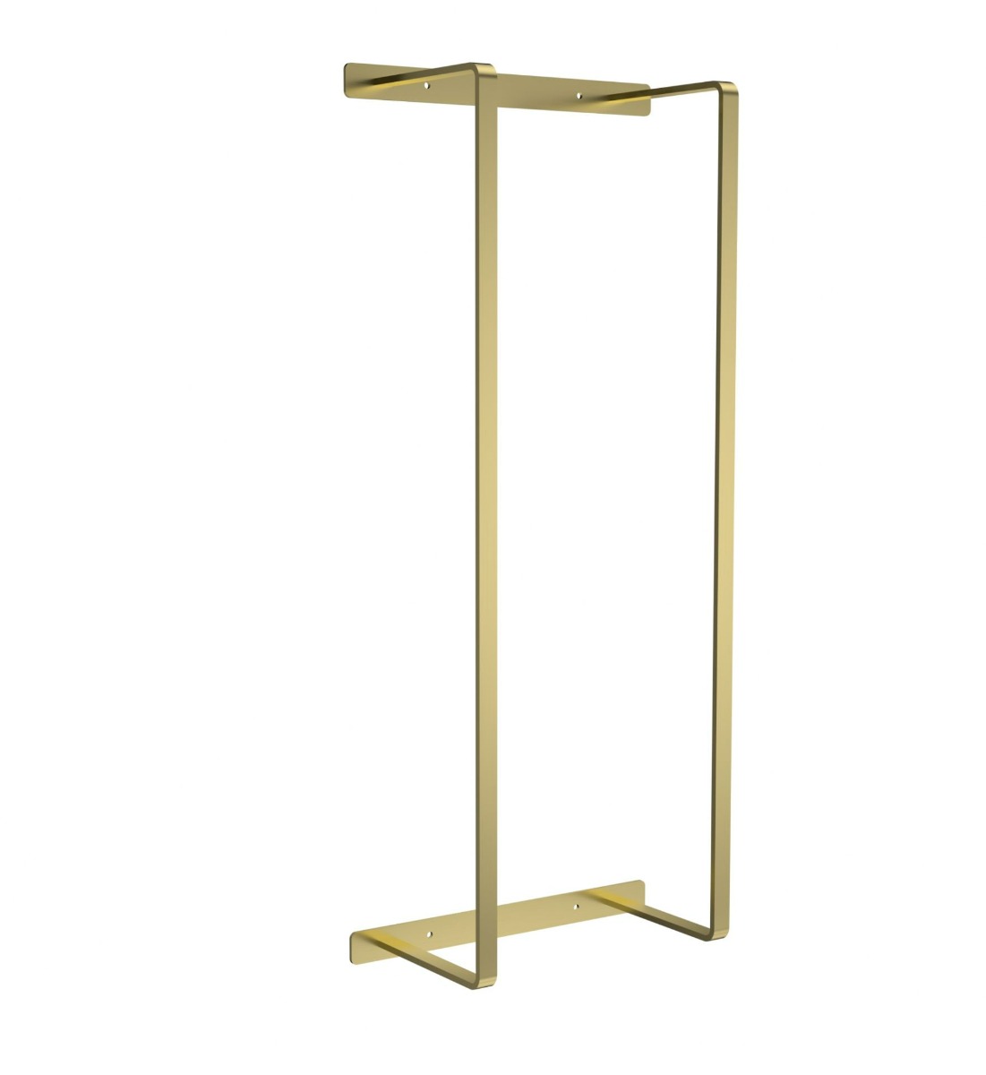 Sanigoods Basil verticale handdoekrek 28x67cm goud geborsteld