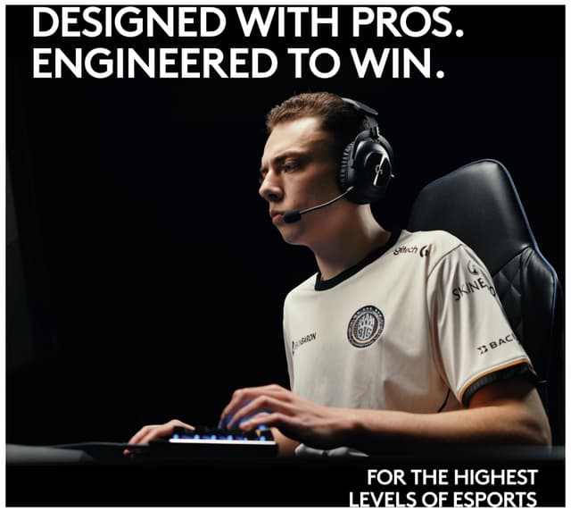 Logitech G Pro X 2 Lightspeed trådløst gaming-headset (sort)