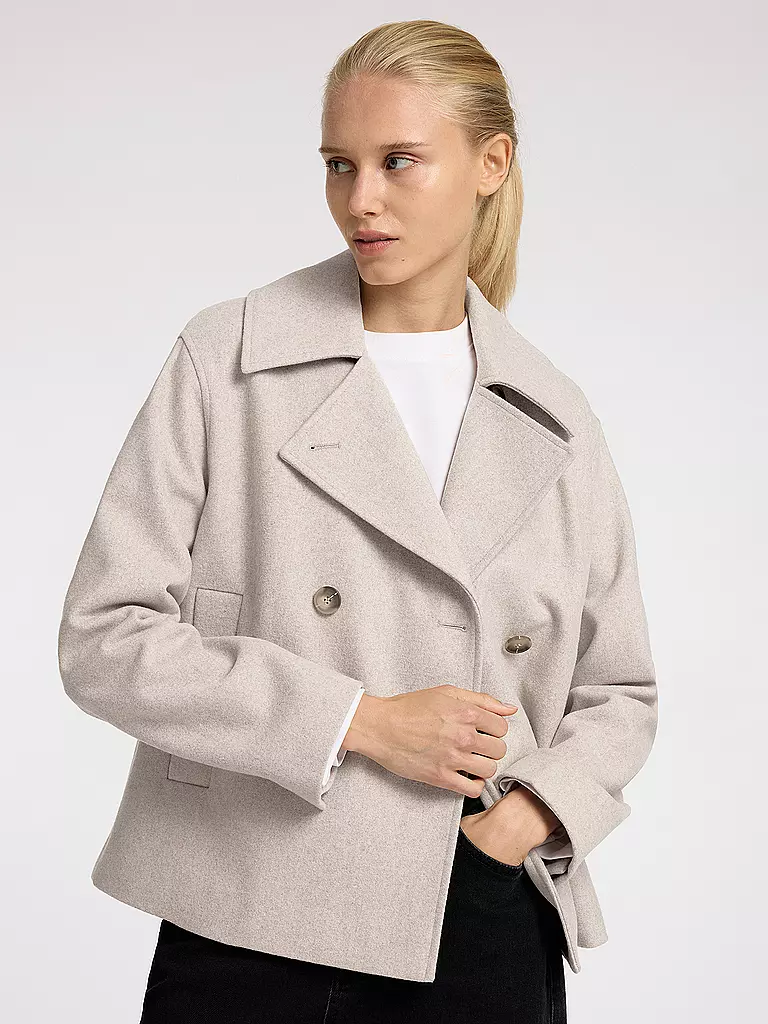 SELECTED FEMME Wolljacke SLFALMA beige