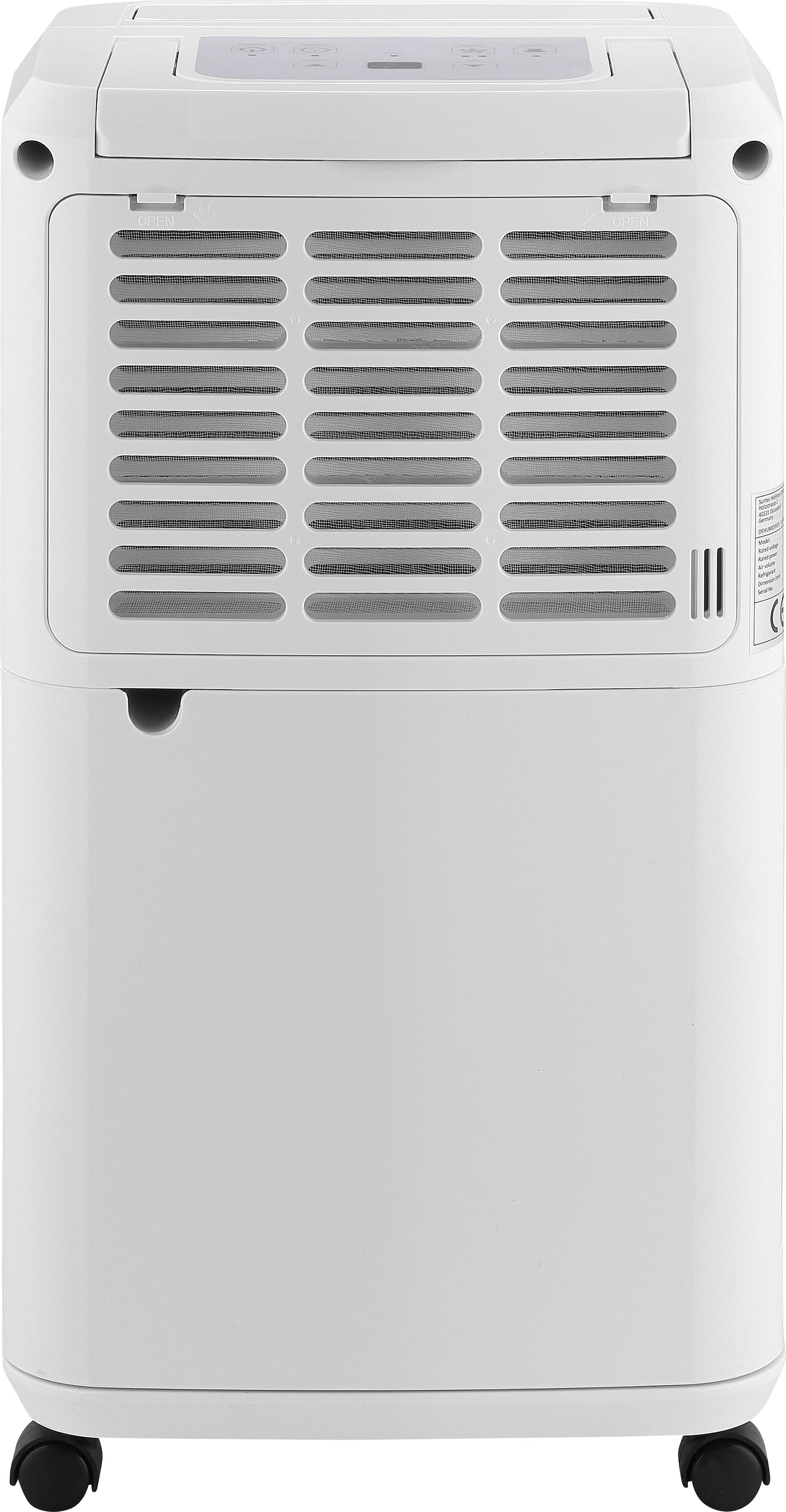 Sonnenkönig Luftentfeuchter »Secco 2000, Leistung 380W, 24h Timer, sehr leise, Feuchtigkeitssensor,« 5L Wassertank, Wasserstand Indikator, 20L/24h