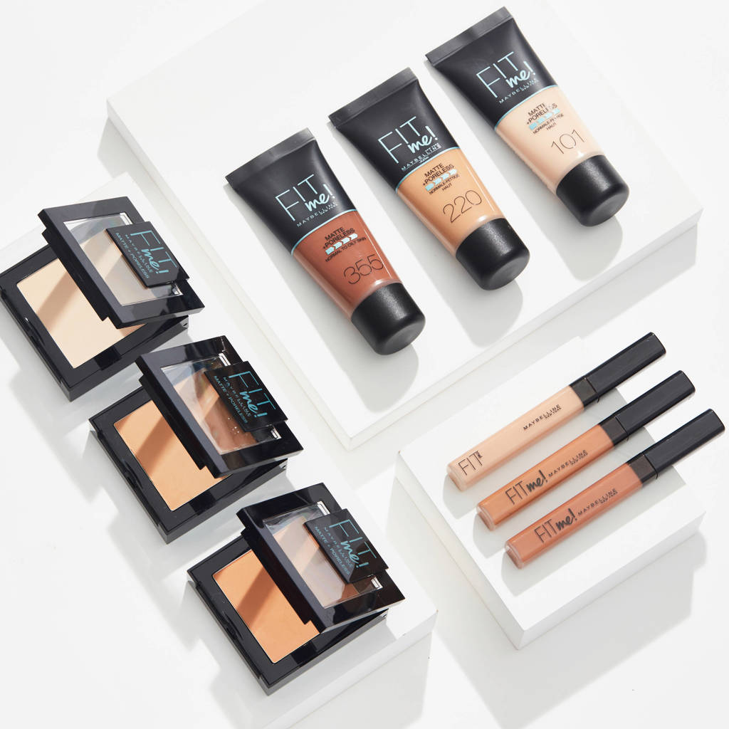 Dekkend maar blend niet fijnFit Me! Matte + Poreless liquid foundation - 115 Ivory