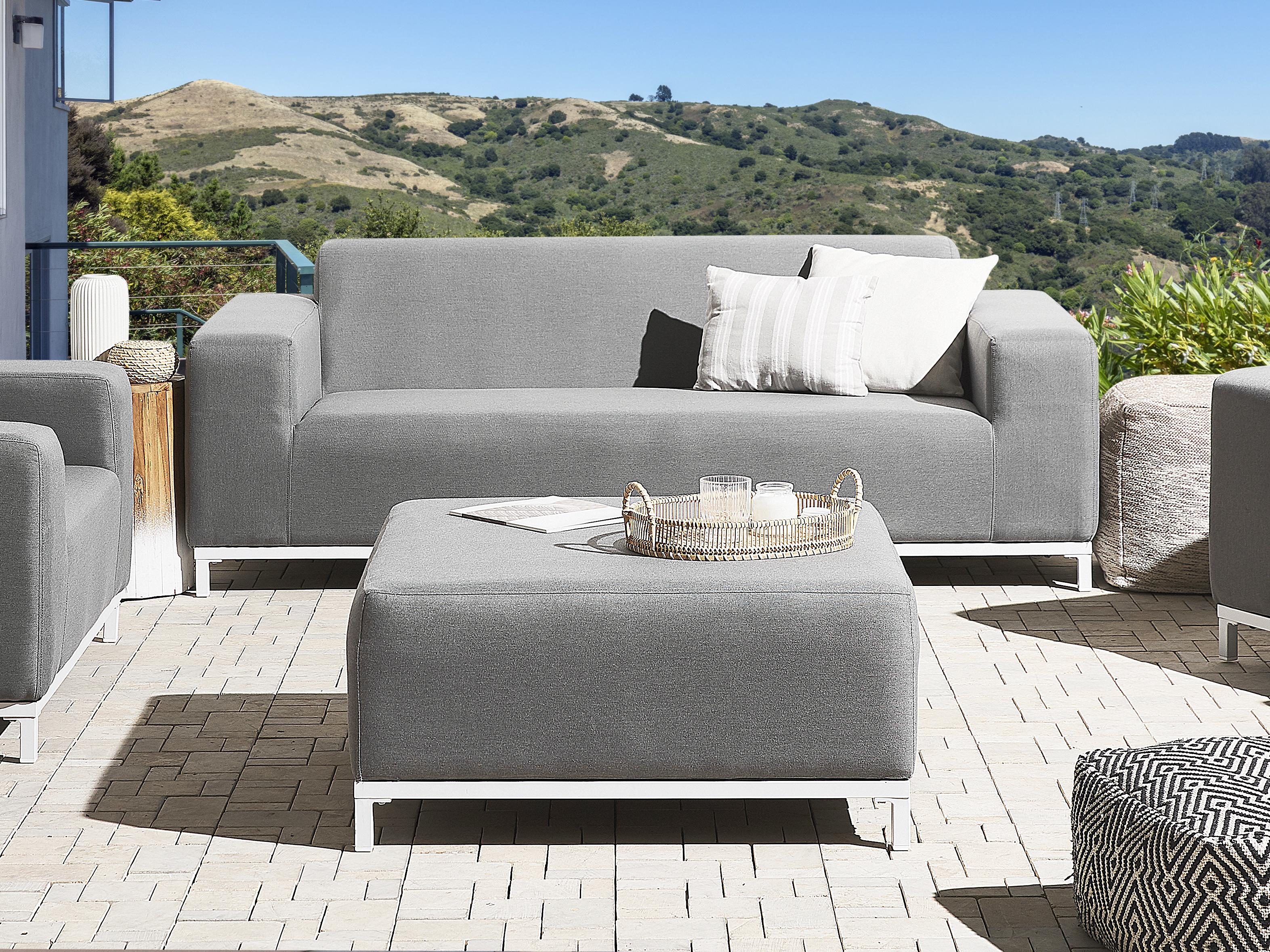 Tuin loungebank 3-zits ROVIGO Grijs