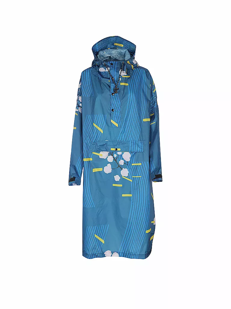 RAINKISS Regenjacke - Regenponcho Japanese Blossom blau