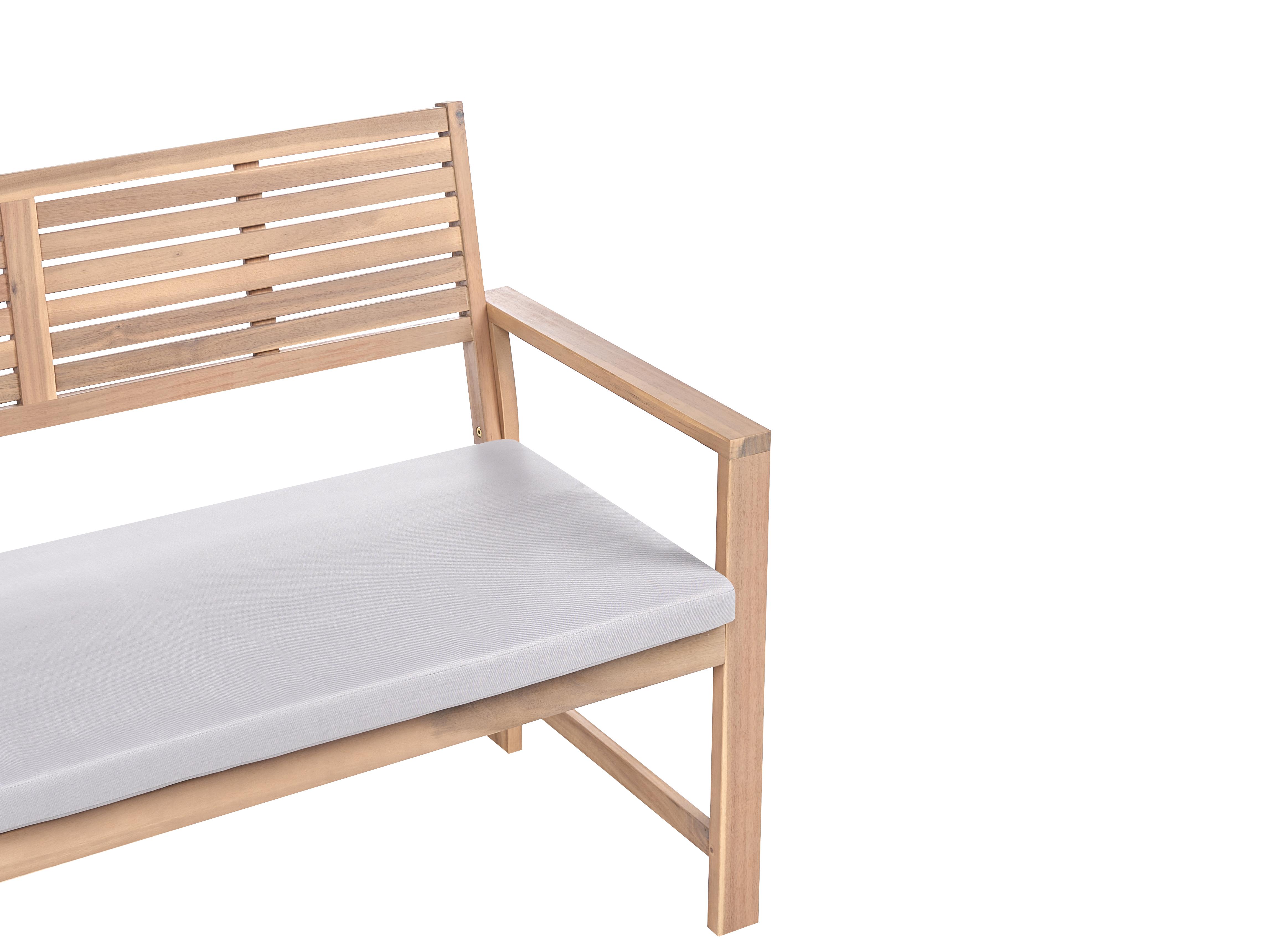Loungeset met tafel 4-zits FIAMES Gecertificeerd acaciahout Grijs