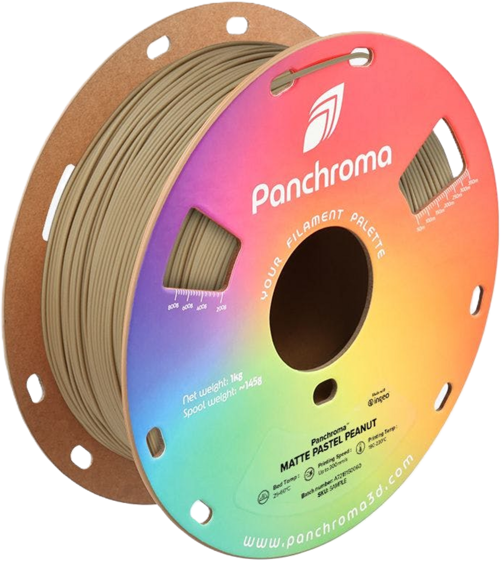 Polymaker  Panchroma™ PLA Matte Pastel Peanut, 1,75 mm / 1000 g    Matte Eleganz in Pastel Peanut