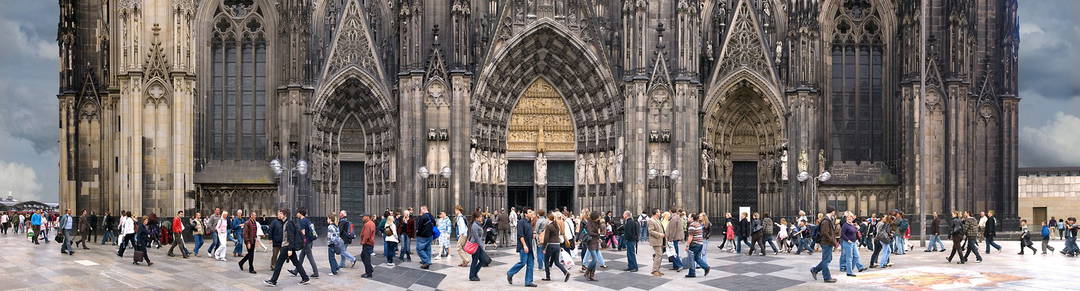 Domplatz, Cologne, Germany by Larry Yust - Limited Edition. Edition of: 150. Signed.