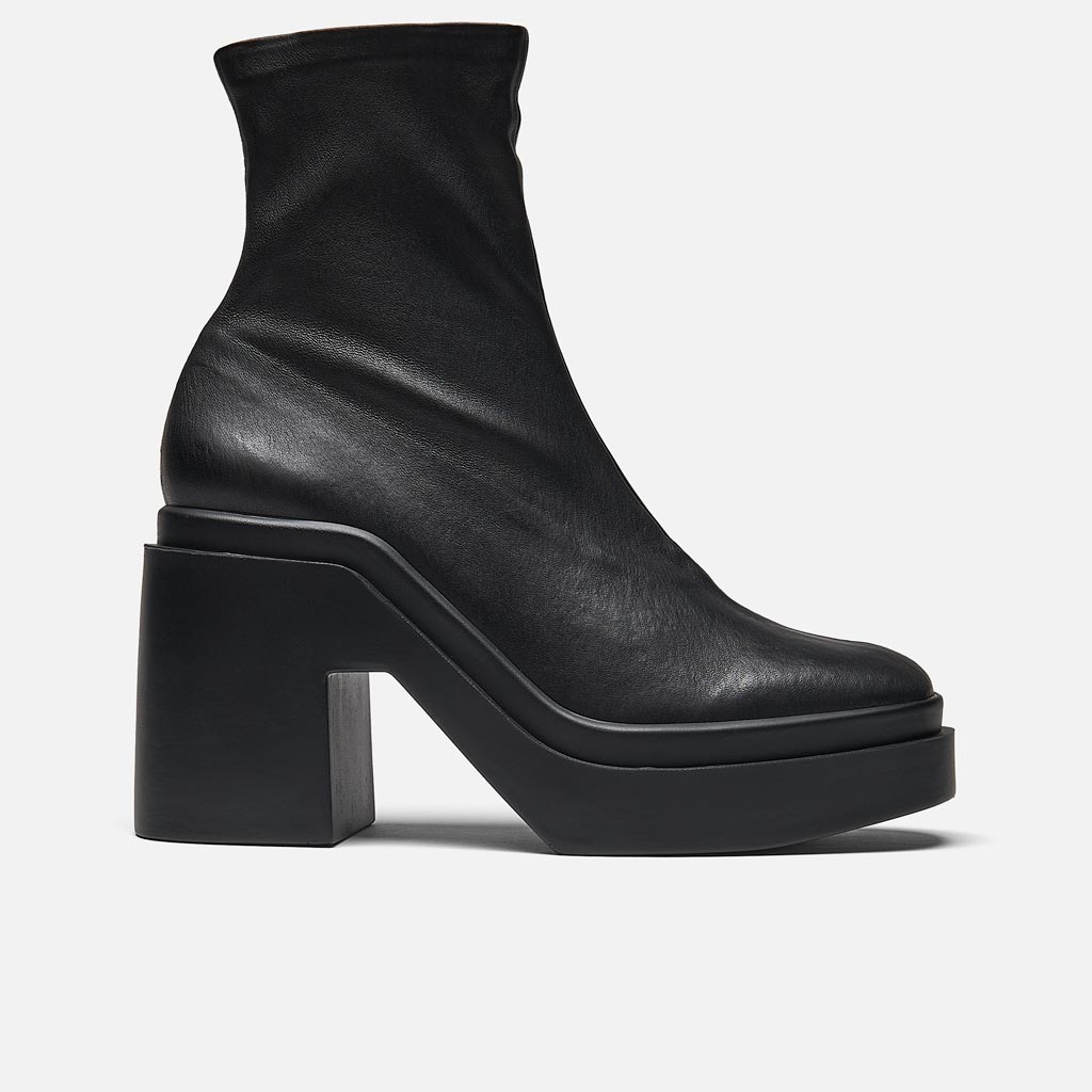 ANKLE BOOTS - NINA ankle boots, lambskin black