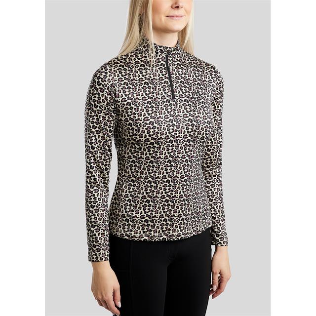 Trainingsshirt Montar MOLeonore All Over Print Middenroze