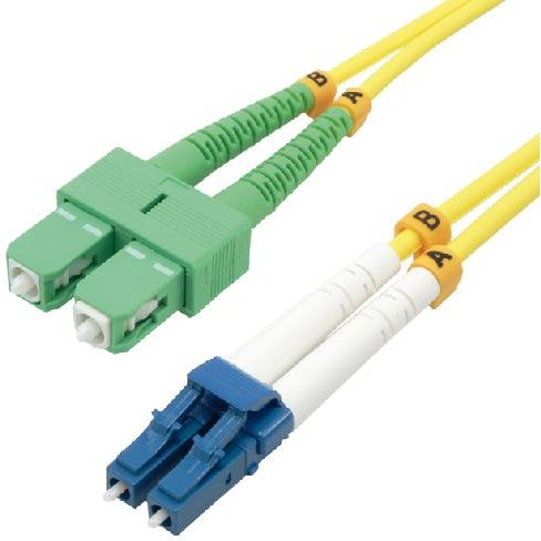 MCL 1m SCAPC/LC OS2 câble InfiniBand et à fibres optiques Jaune
