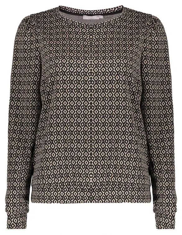 Geisha T-shirt jacquard 42525-70