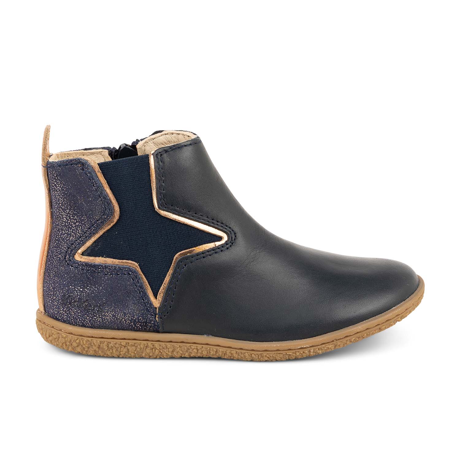 Boots et bottines fille KICKERS VERMILLON