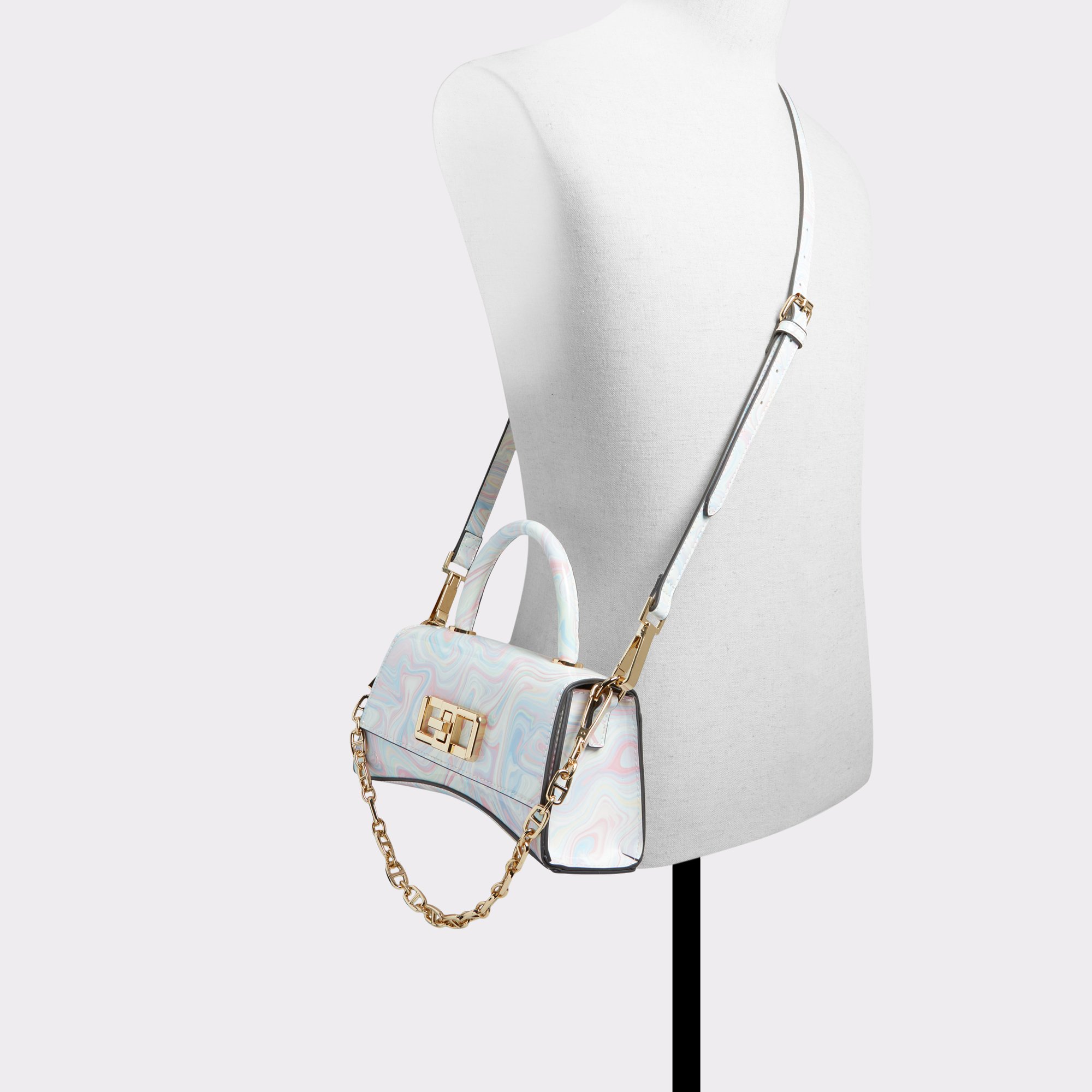 Landenassix Pastel Multi Women Top Handle Bags