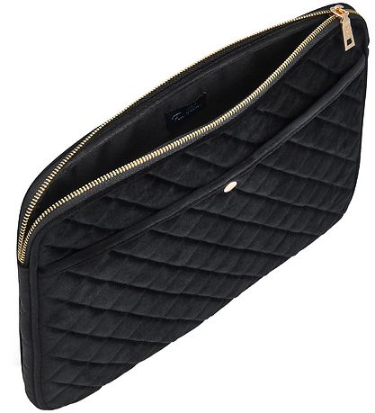 Fan Palm Laptoptasche - Velours - Quilted Black