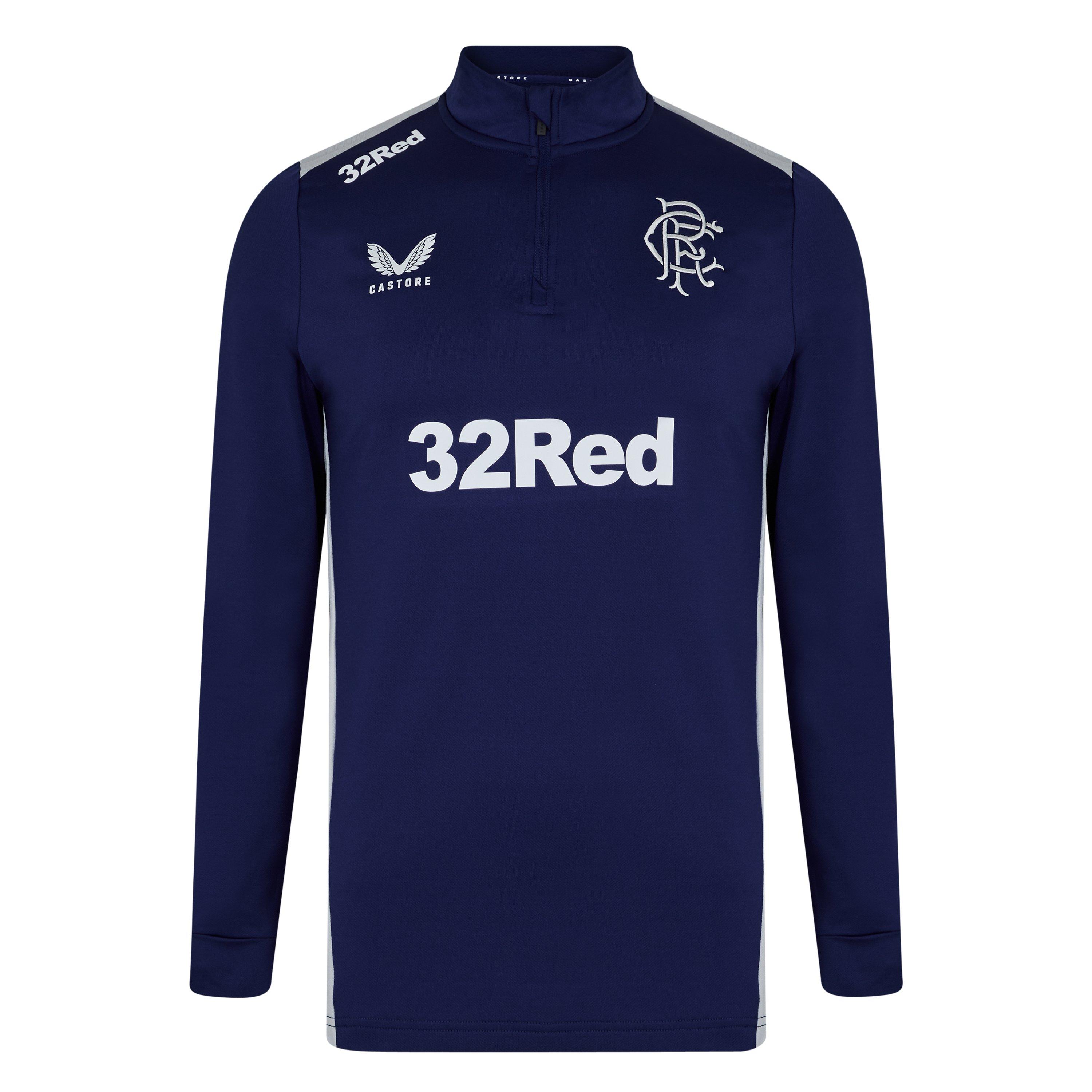 Castore RangersquarterZip Top 2023 2024 Adults