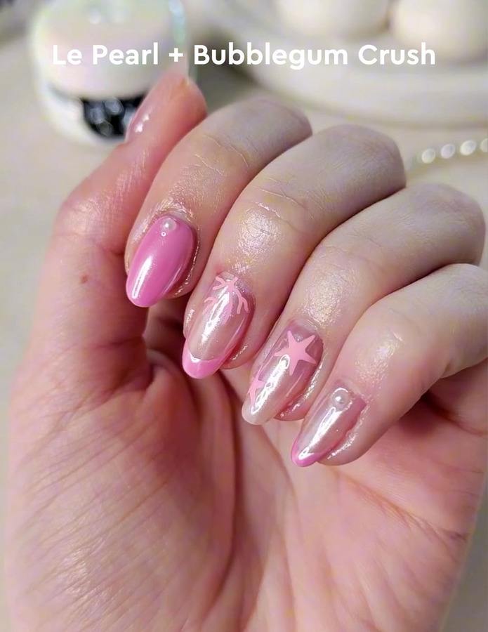 Le Mini Macaron Chrome Powder Set Le Pearl
