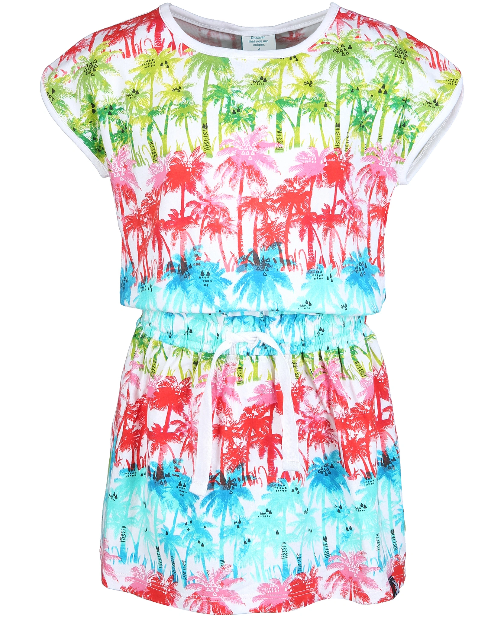 Kurzarmkleid PALMS in bunt