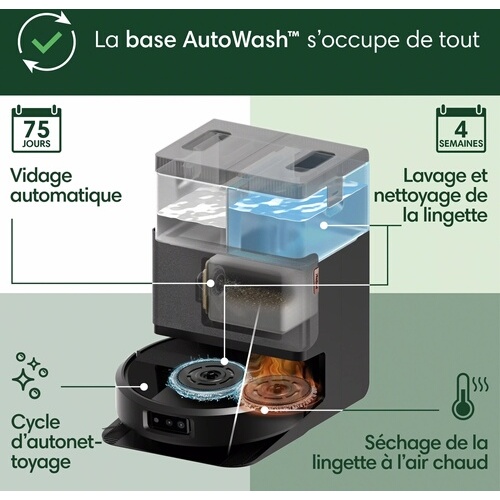Aspirateur robot Irobot ROOMBA PLUS 505 Noir