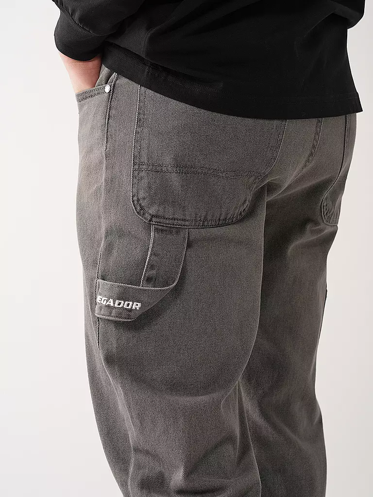 PEGADOR Jeans Baggy Fit DAULE grau