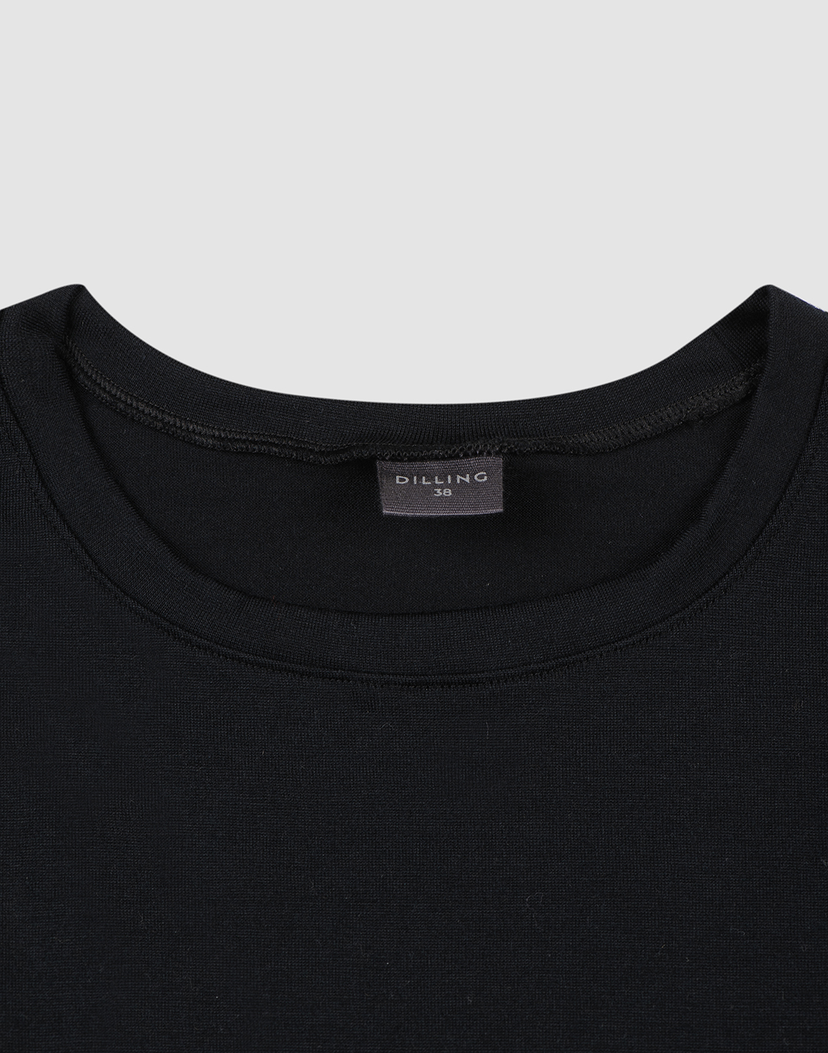 T-shirt van merinowol voor dames in Mos