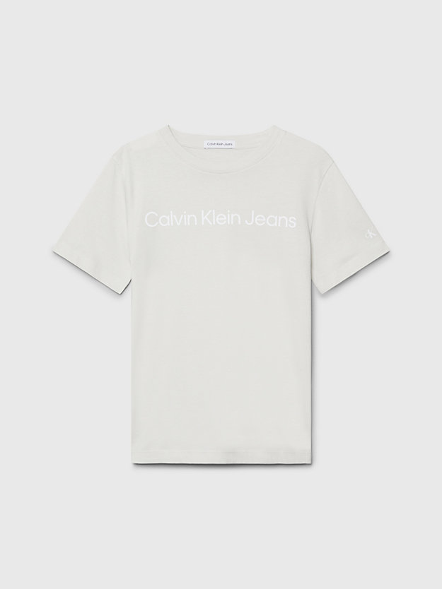 Camiseta infantil com logotipo