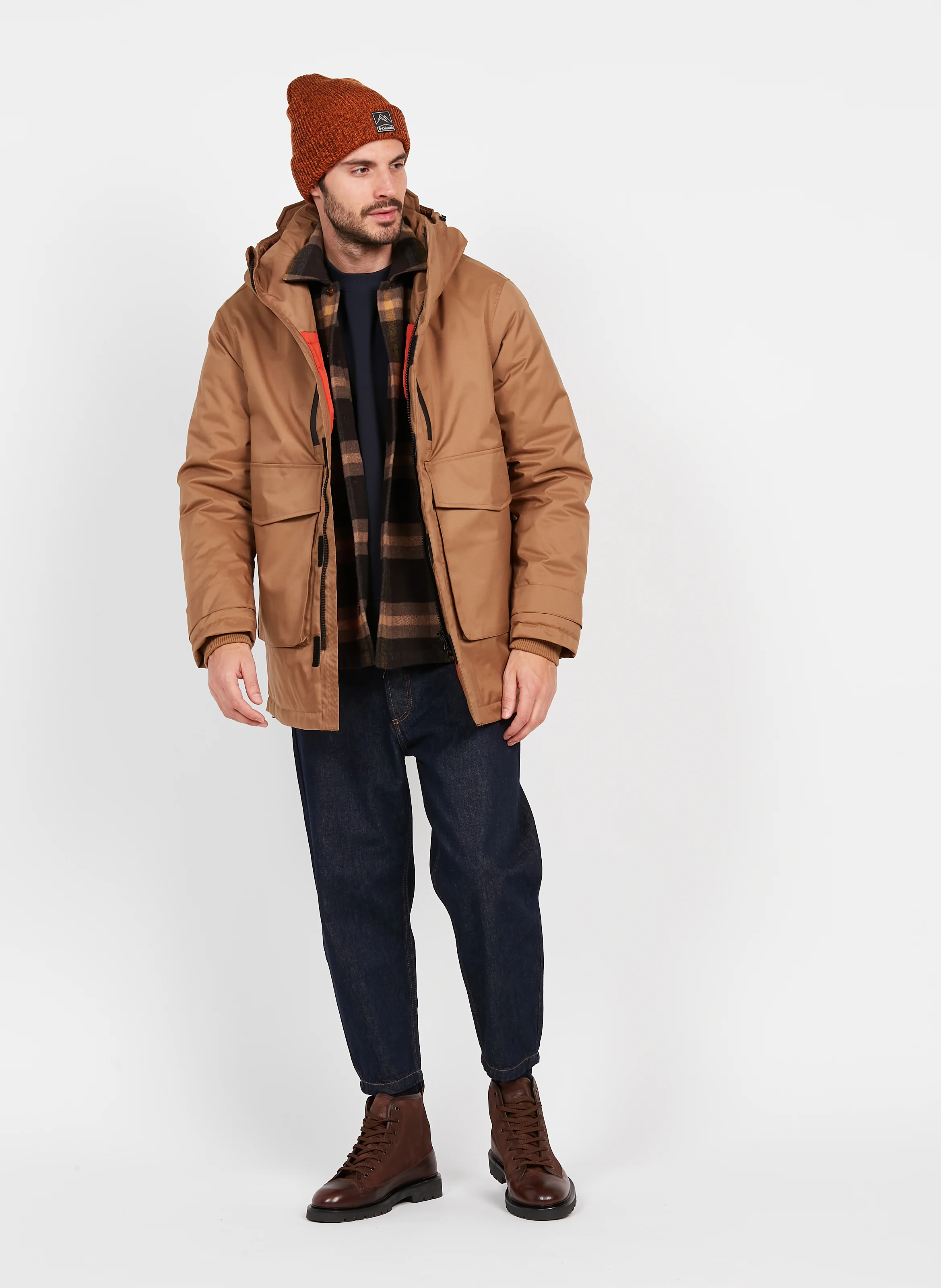 Bottines en cuir | Marron