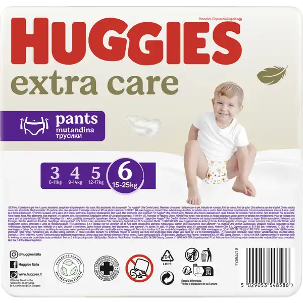 Extra Care Pants mit Disney-Design Größe 6 (15-25 kg) Monatsbox