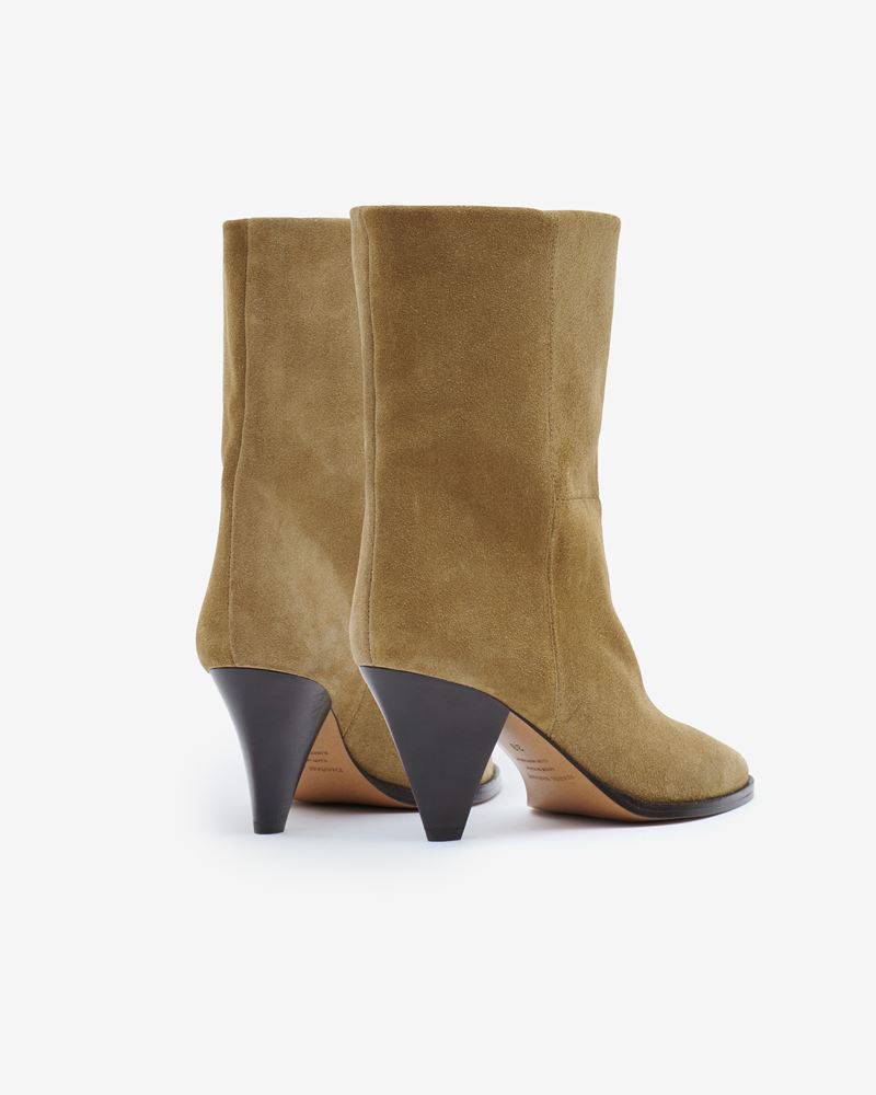 BOTTINES EN CUIR VELOURS ROUXA