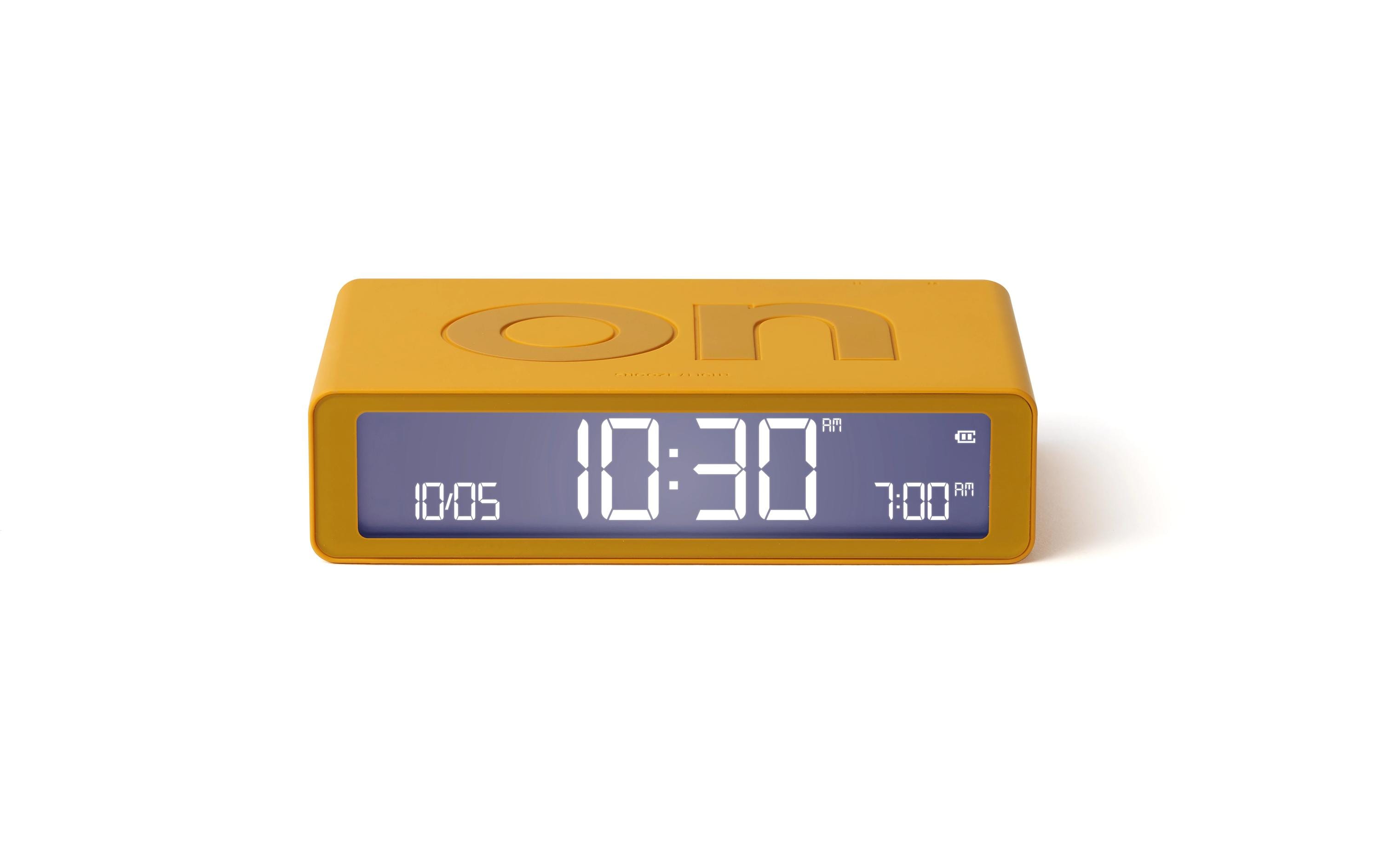 Digitalwecker Flip Classic GelbLCD-Wecker