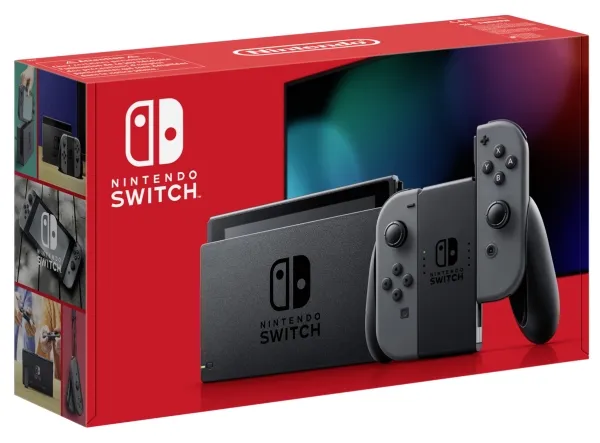 Nintendo Switch - Spilkonsol - Full HD - grå, sort