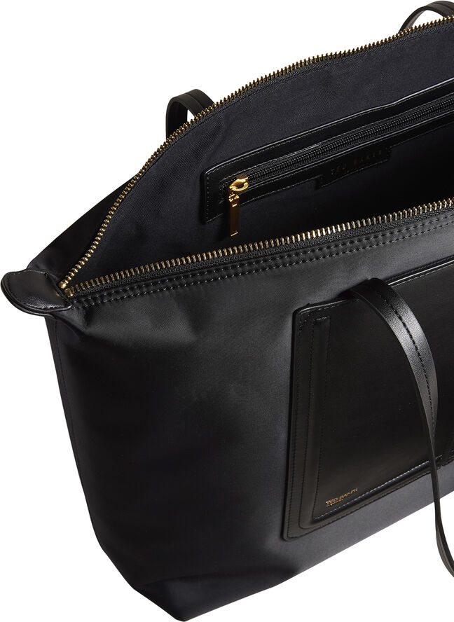 Ted Baker VOYAAGE Zip top Tote Bag Black