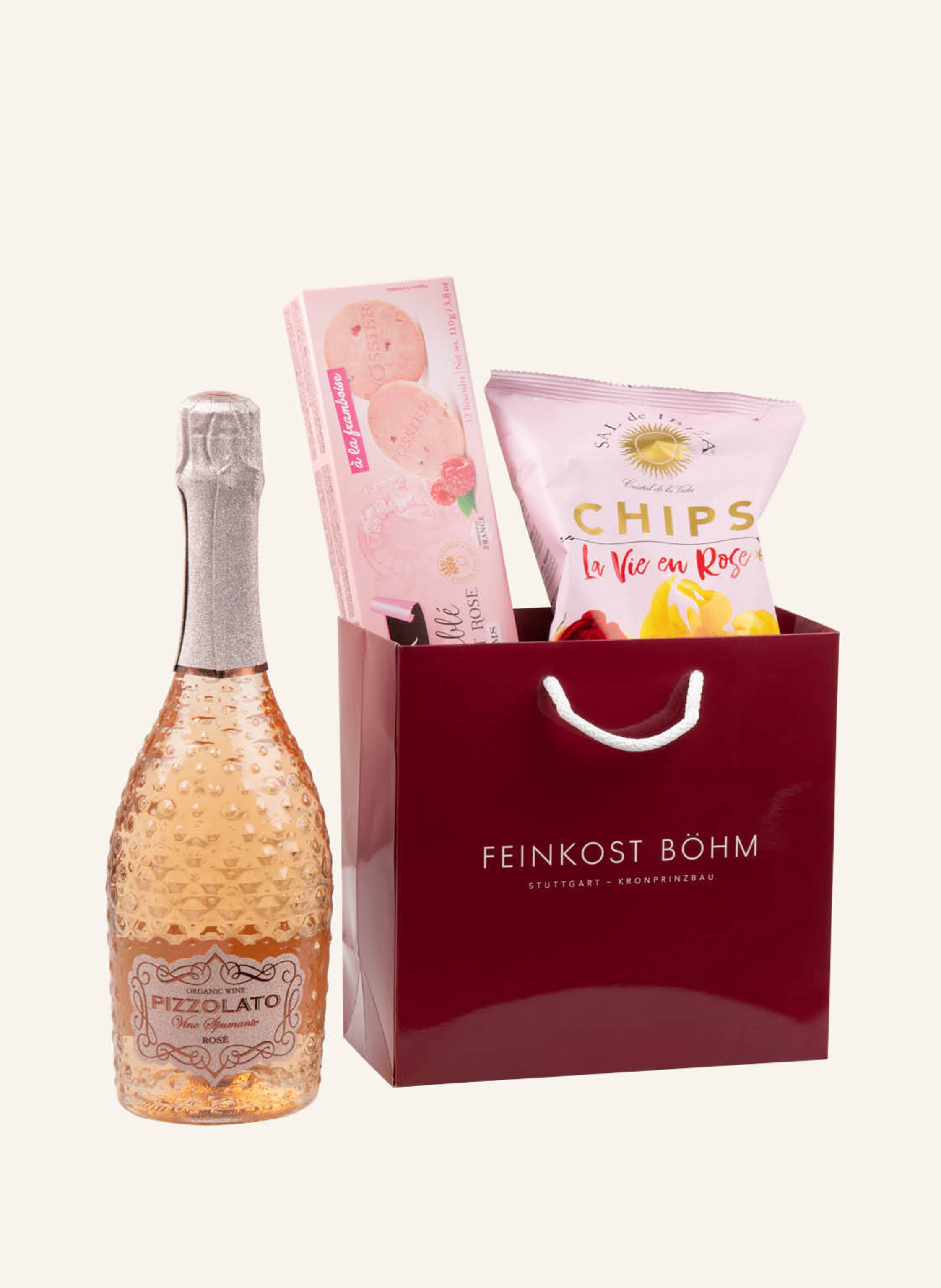 Feinkost Böhm Geschenktüte LA VIE EN ROSE