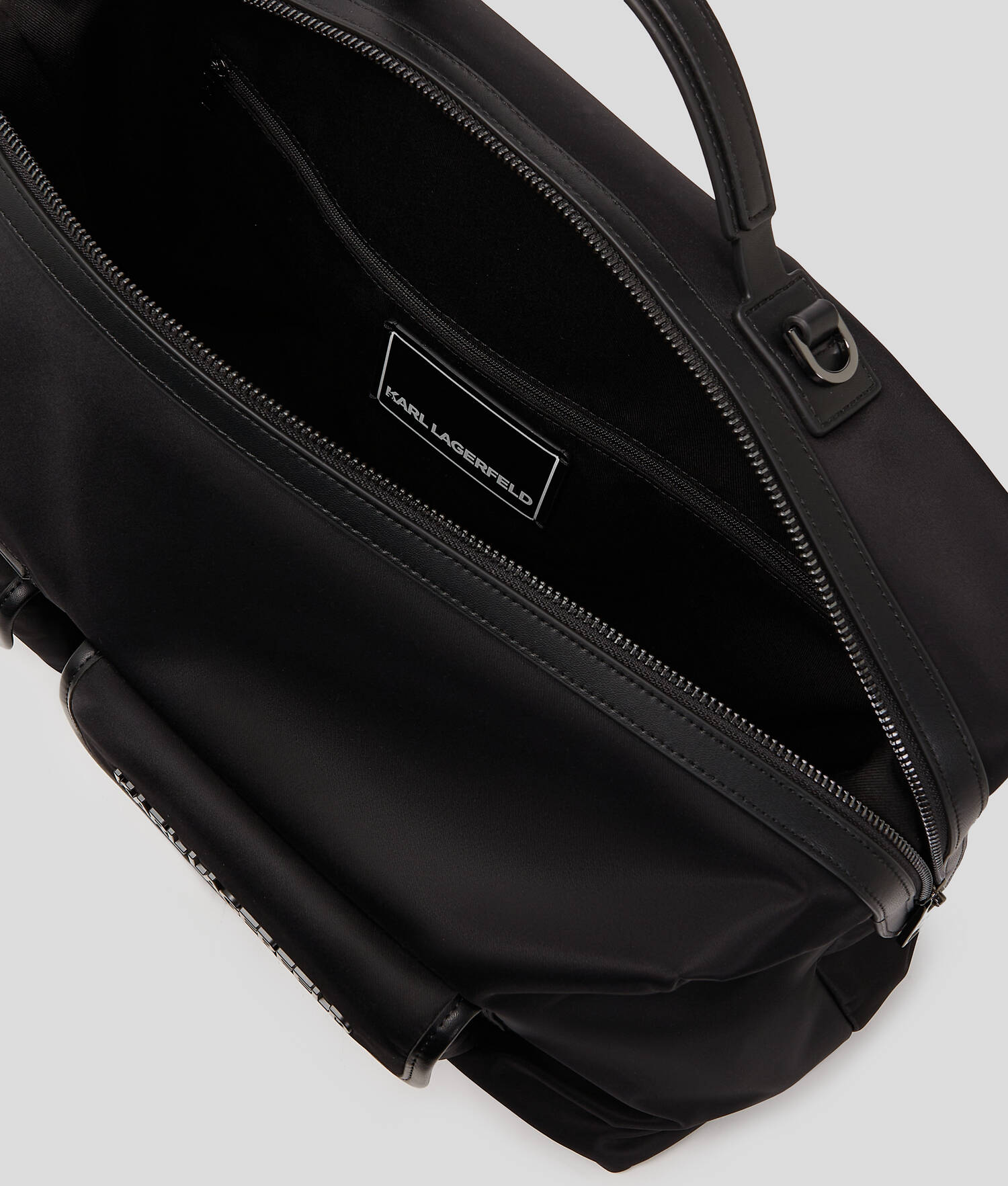 SAC DE WEEK-END EN NYLON K/ESSENTIAL - Noir